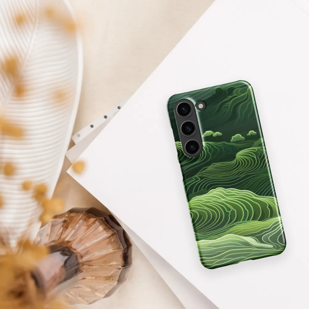 Whispers of Green Hills | Phone Case |  S23 | Snap Case | Glossy