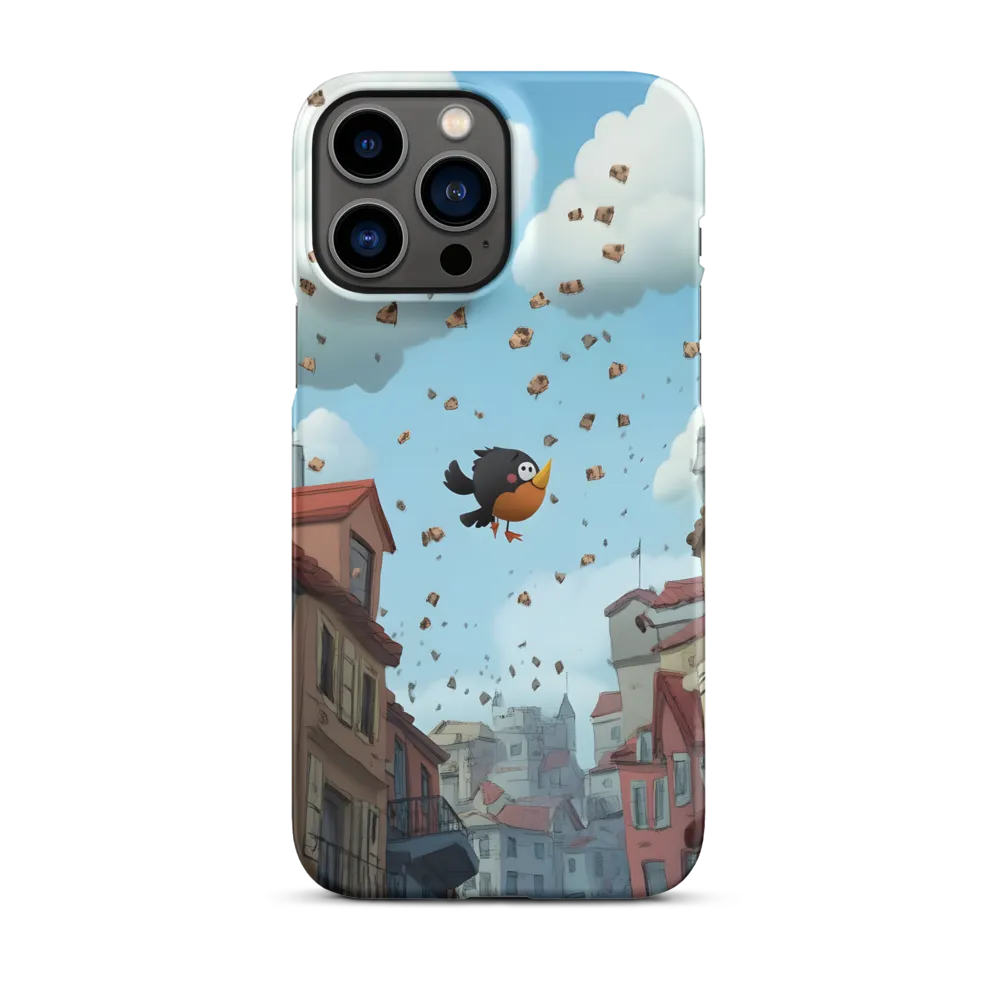 A Whimsical Flight Through Bread and Sky | Phone Case |  13 Pro Max | Snap Case | Matte