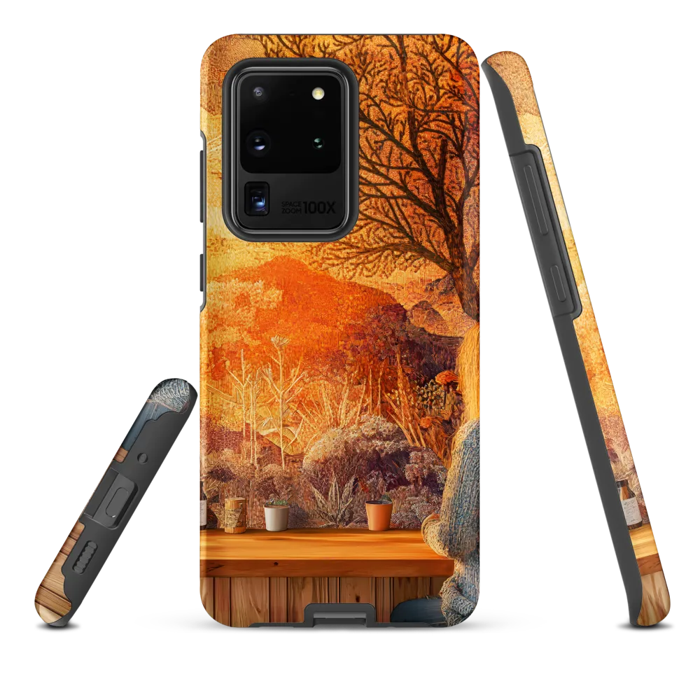 Whispers of a Golden Sunset | Phone Case |  S20 Ultra | Tough Case | Matte