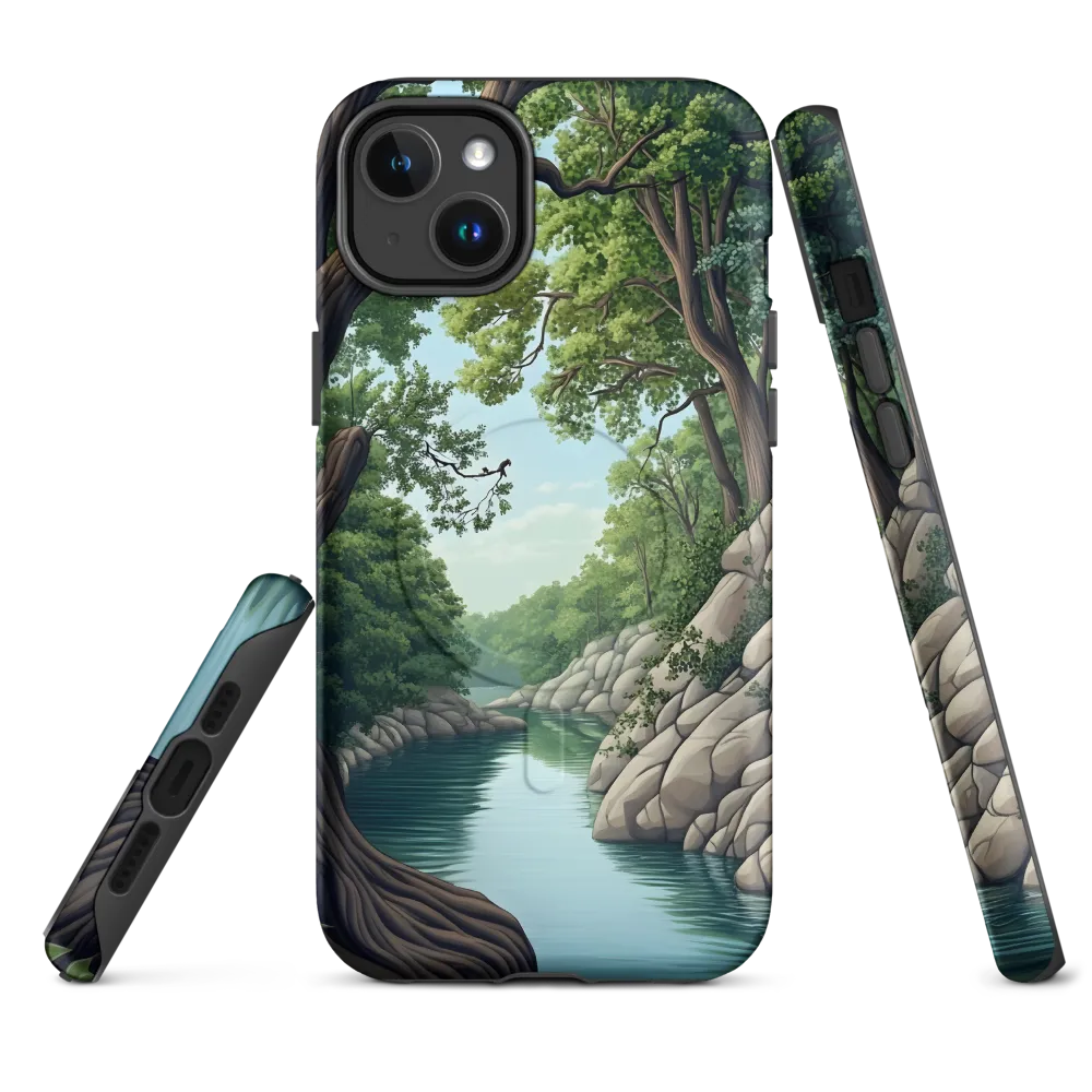 Tranquil Reflections: A Serene River Landscape