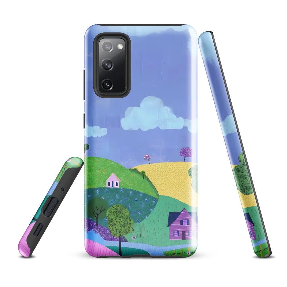 Whimsical Hills and Quaint Homes | Phone Case |  S20 FE | Tough Case | Glossy