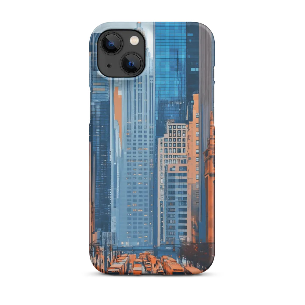 Urban Symphony in Blue and Orange