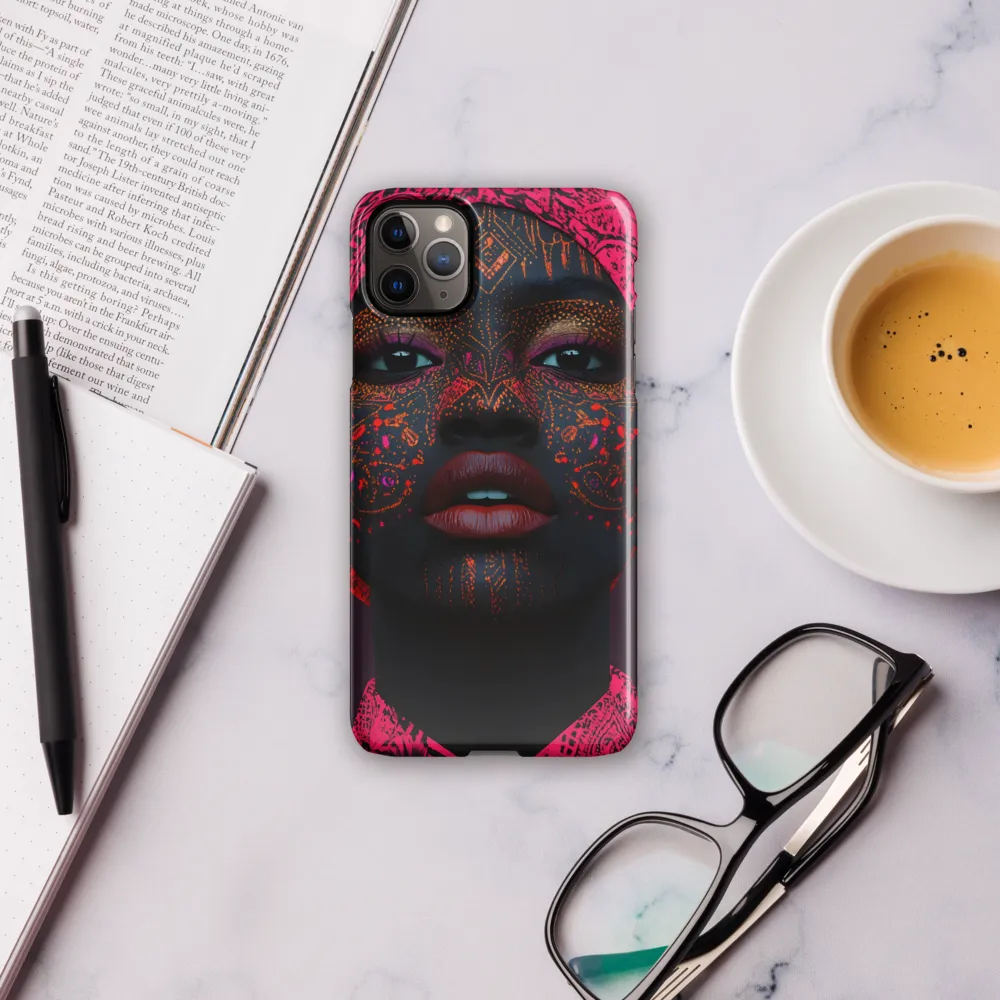 Neon Adornments: A Portrait of Cultural Expression | Phone Case |  11 Pro Max | Snap Case | Glossy