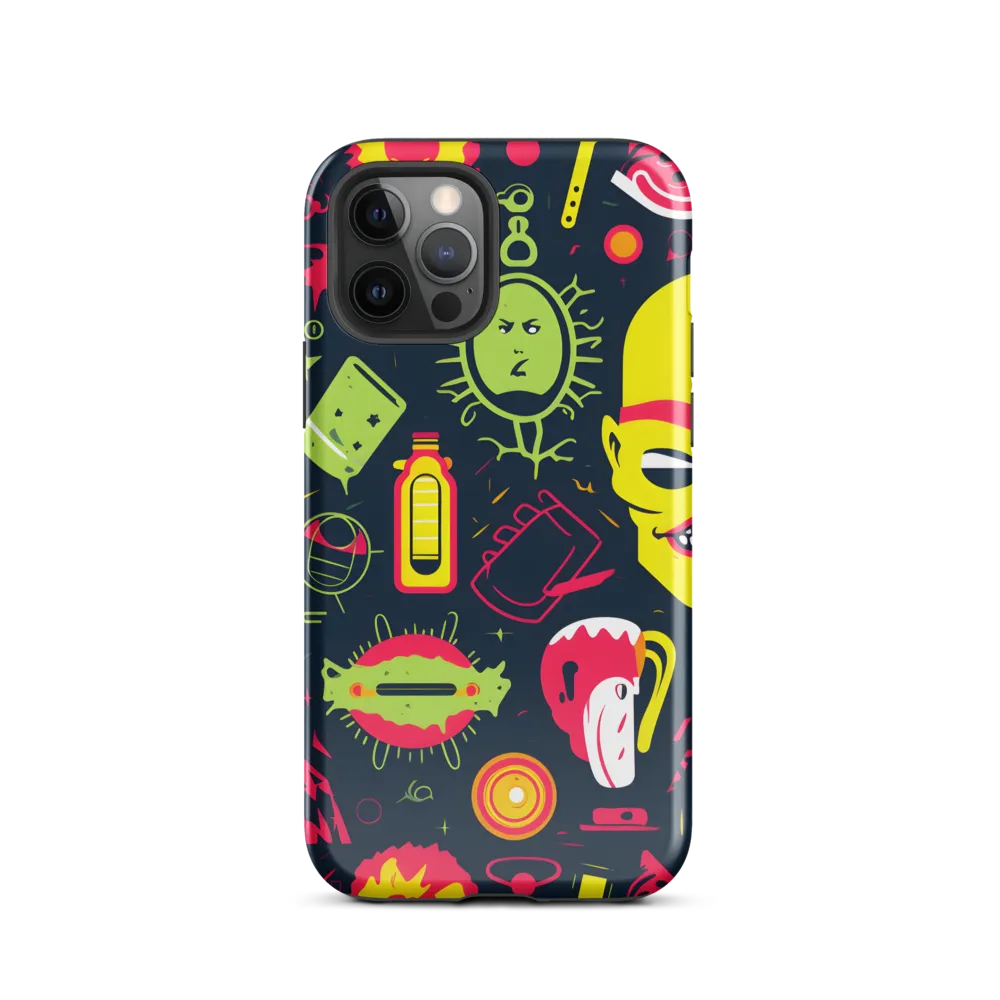 Neon Revelry: A Quirky Exploration of Modern Pop Art