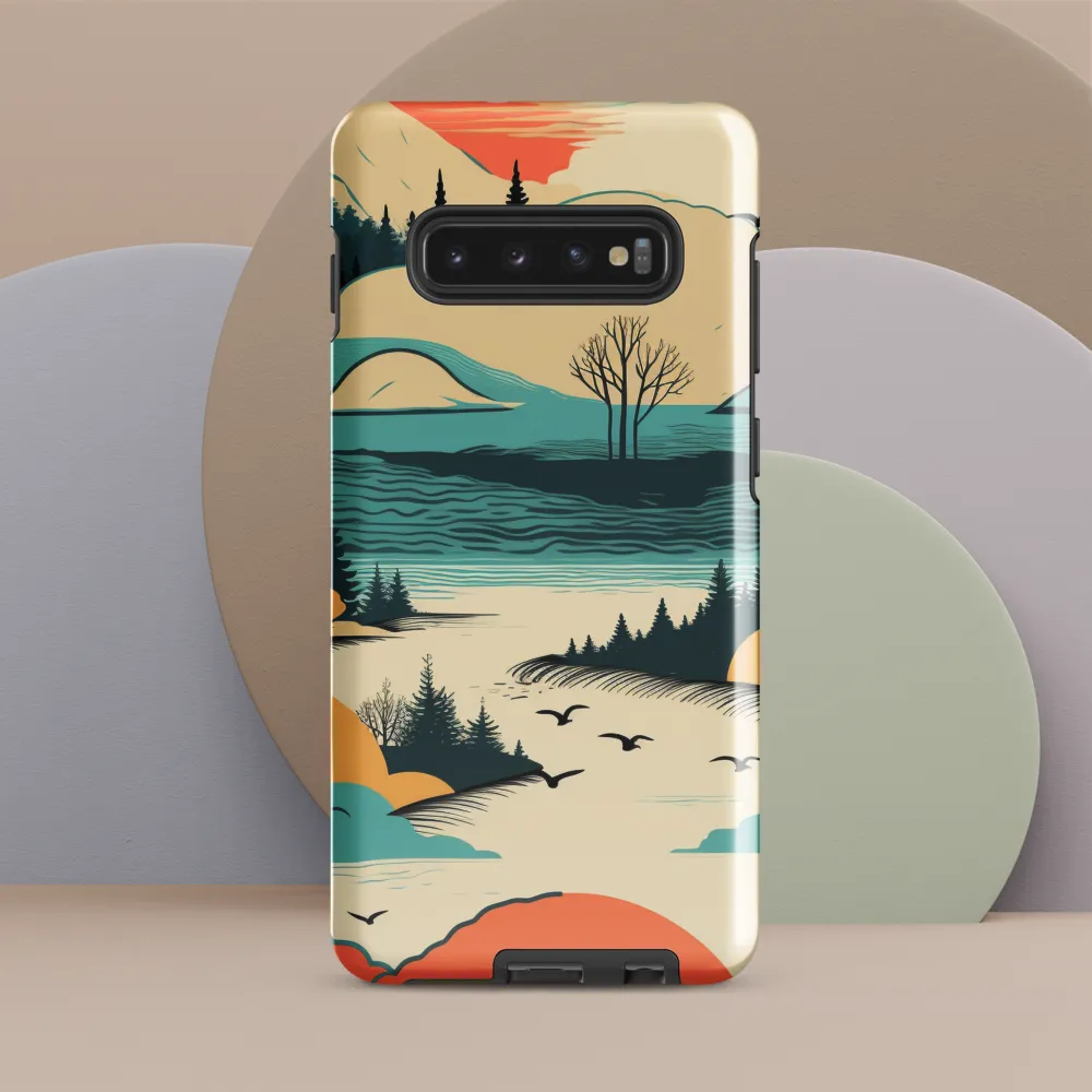 Tranquil Horizons | Phone Case |  S10 Plus | Tough Case | Glossy