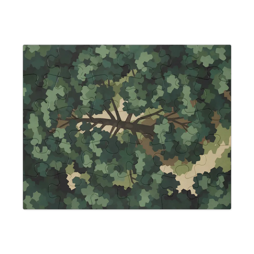 Canopy Study 
 Jigsaw Puzzle in Tin Box