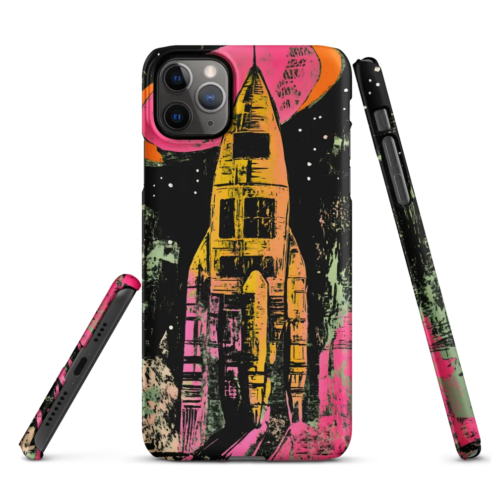 Cosmic Voyage: A Surreal Rocket Adventure