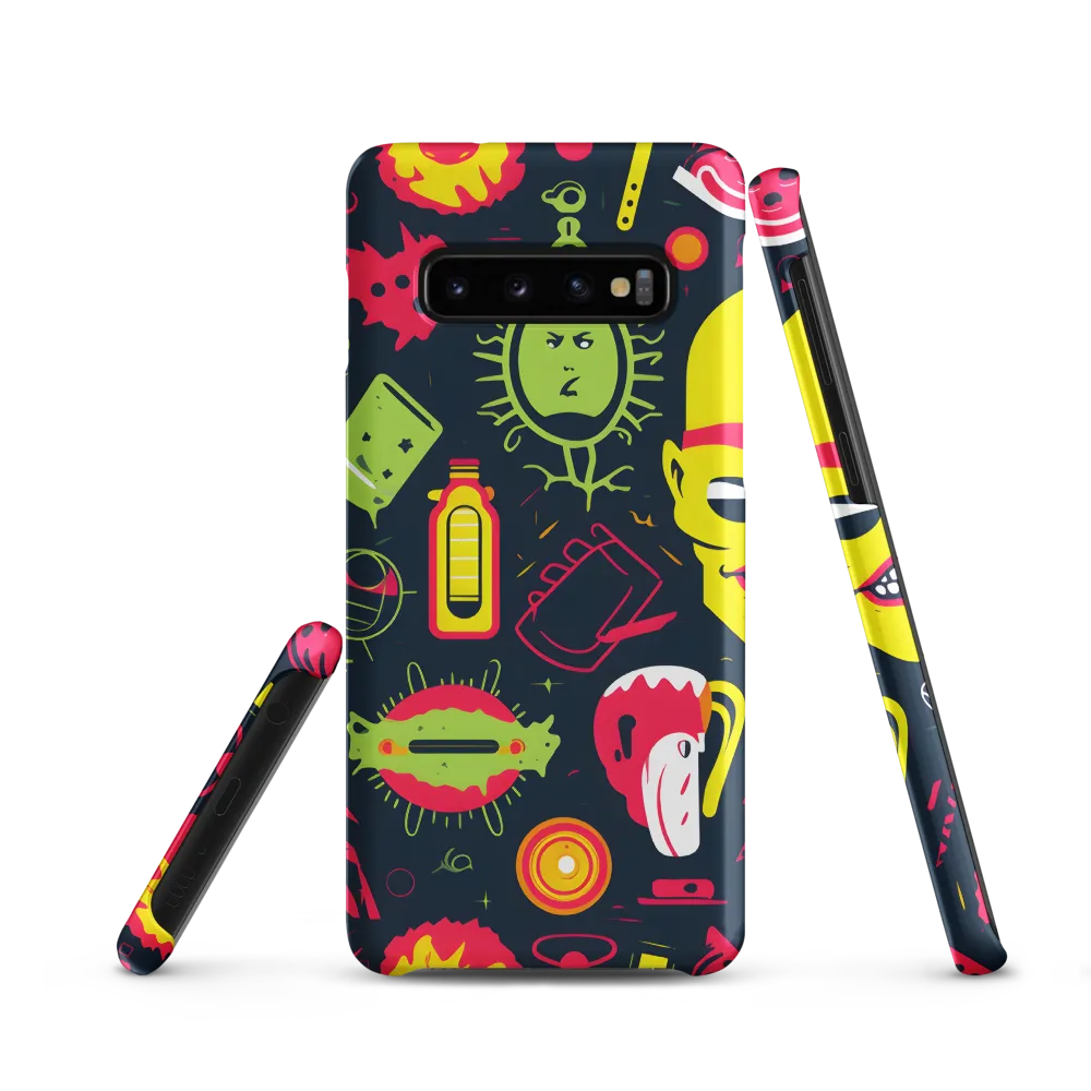 Neon Revelry: A Quirky Exploration of Modern Pop Art