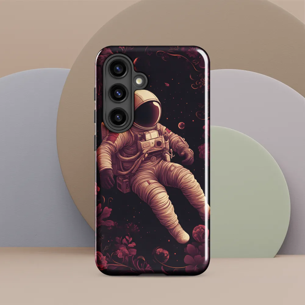 Cosmic Bloom: An Astronaut's Journey