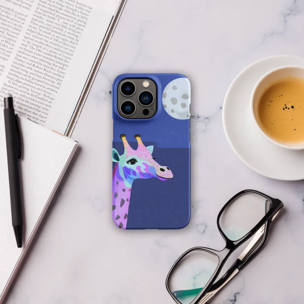 Whimsical Giraffe Under the Stars