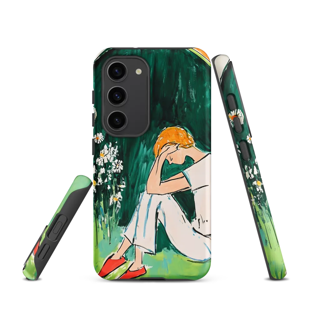Silent Sorrow | Phone Case |  S23 | Tough Case | Matte