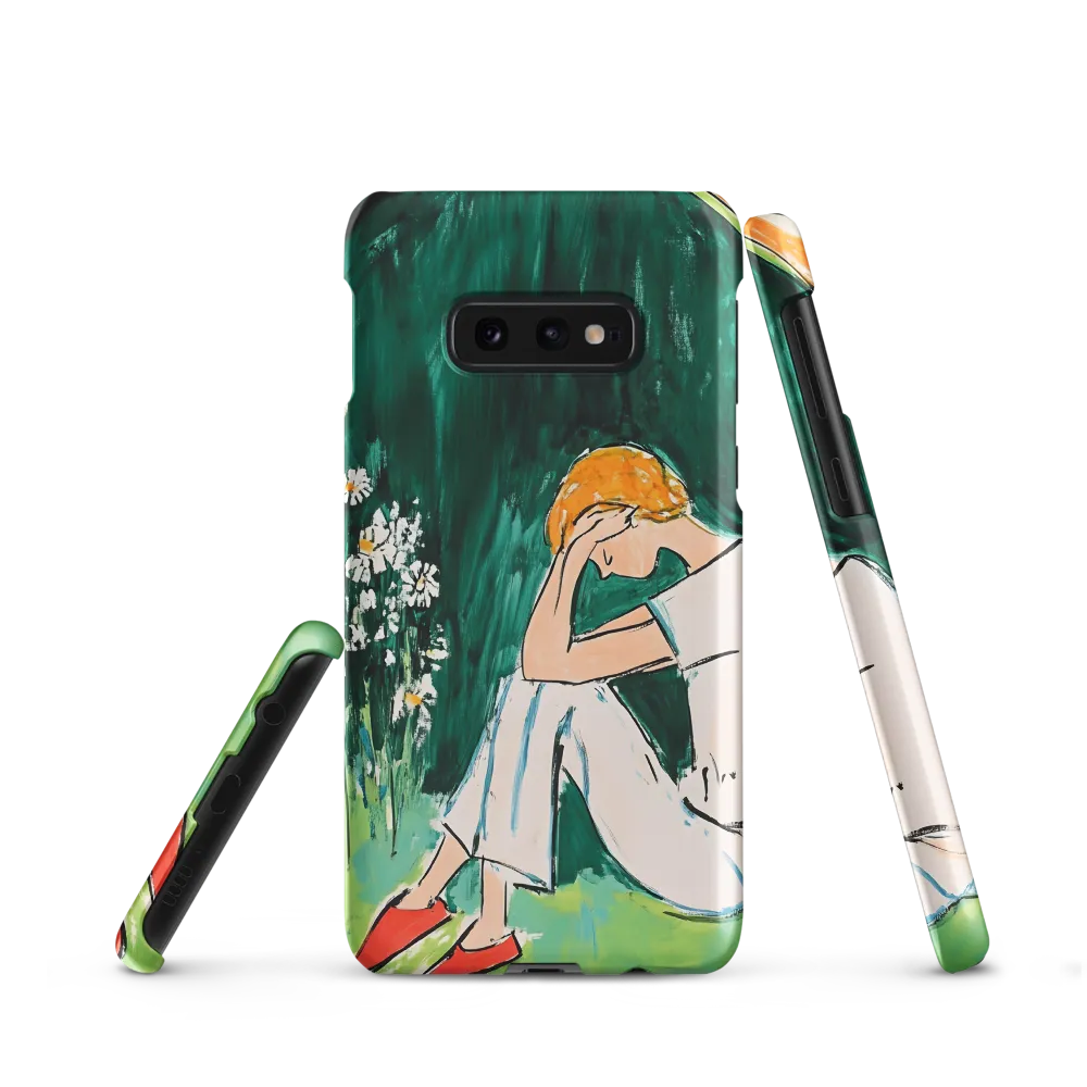 Silent Sorrow | Phone Case |  S10e | Snap Case | Matte
