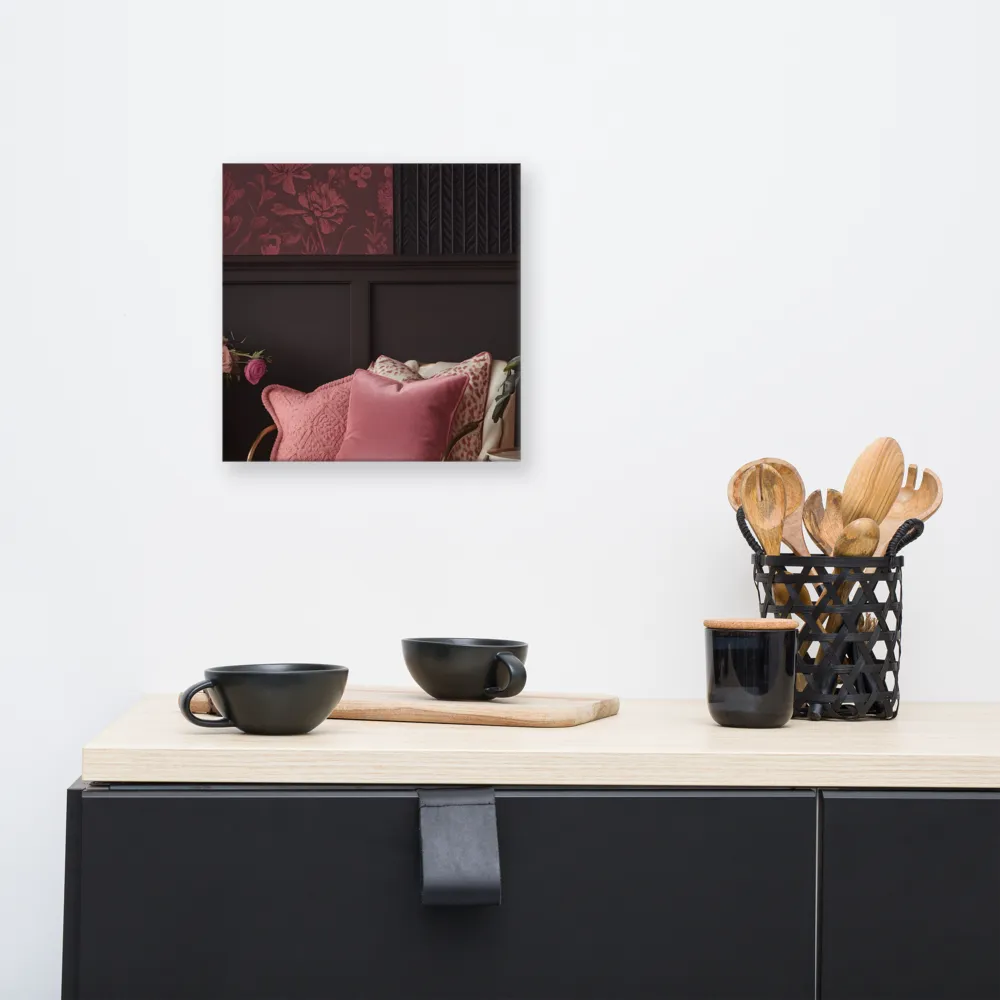 Elegance in Contrast: A Modern Interior Design | Canvas | 12″×12″