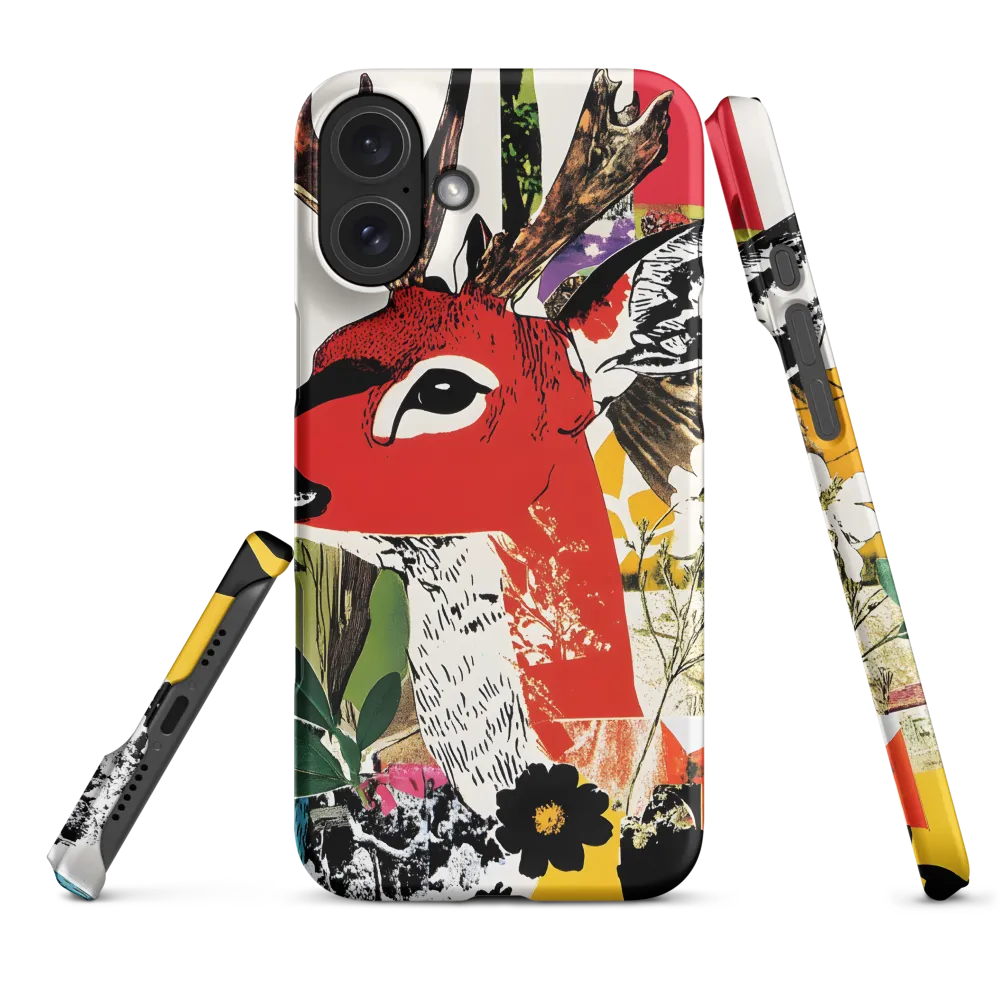 Vibrant Harmony: The Deer in Nature | Phone Case |  16 Plus | Snap Case | Matte