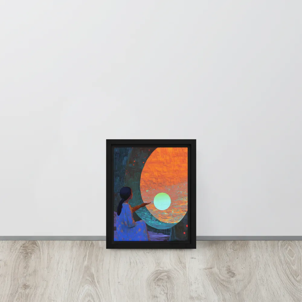 The Portal of Dreams | Canvas with Black Frame | 8″×10″