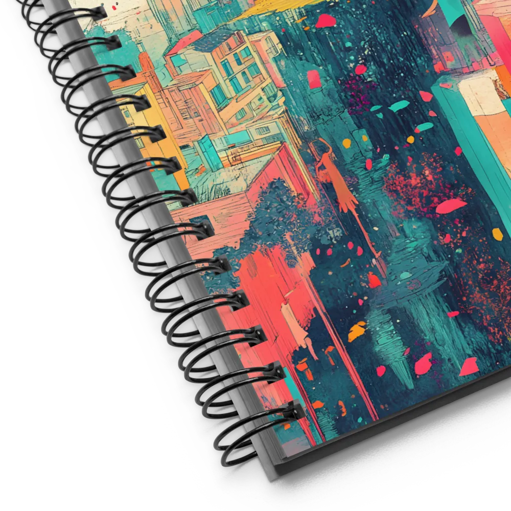 Whispers of Urban Dreams | Spiral Notebook