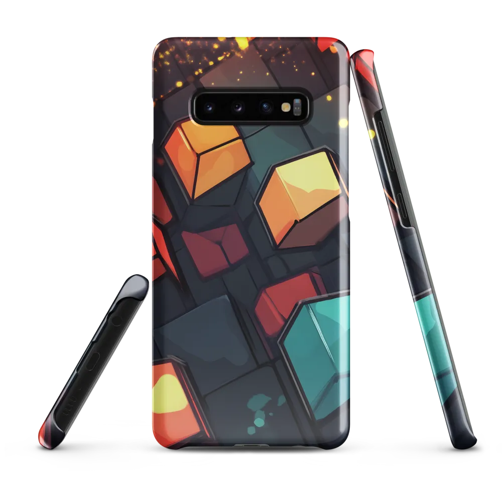 Illuminated Geometry | Phone Case |  S10 Plus | Snap Case | Glossy