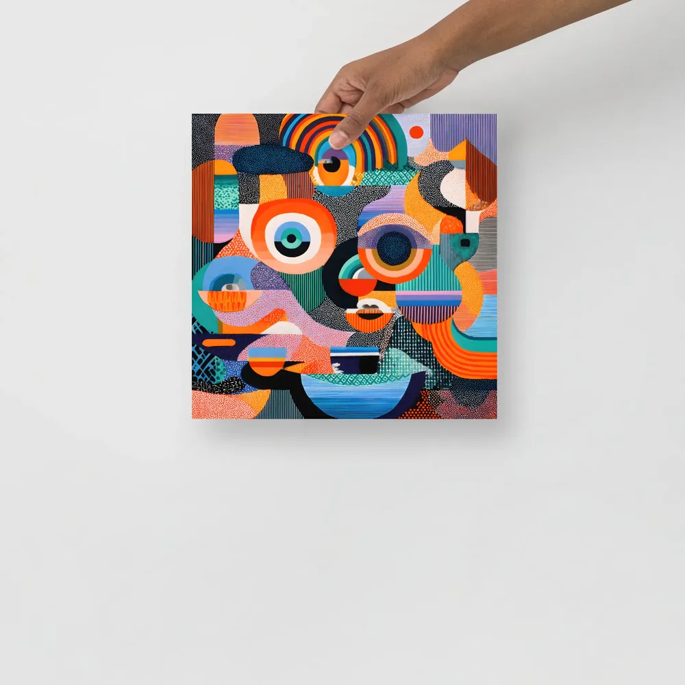 Chromatic Circles 
 Poster | 12″x 12″