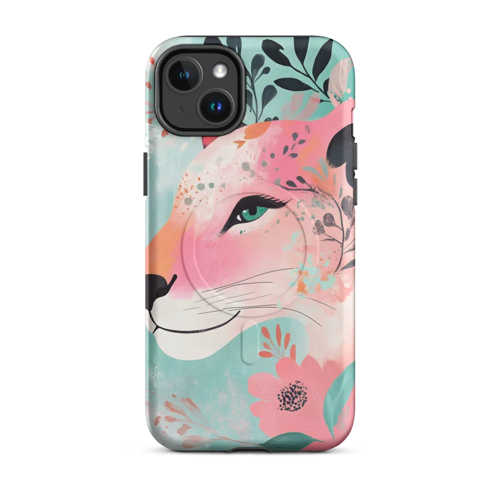 Whimsical Majesty: A Floral Lion