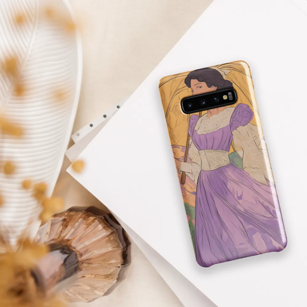 Elegance Under the Umbrella | Phone Case |  S10 Plus | Snap Case | Glossy