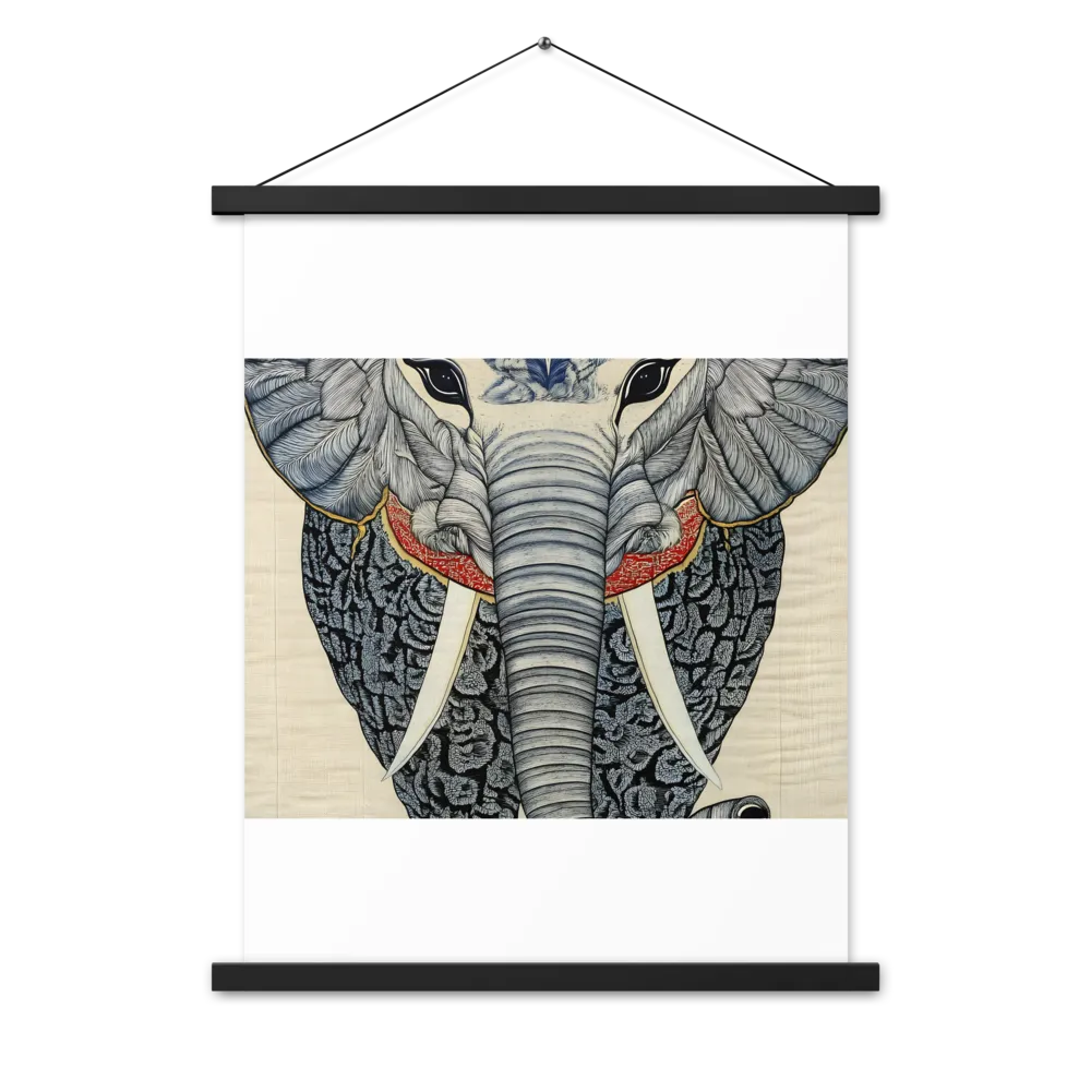 Majesty of the Elephant | Poster With Black Wood Hanger | 18″×24″