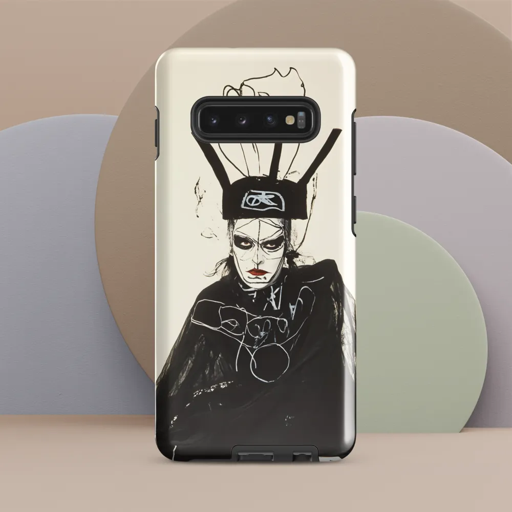 Mystique in Monochrome | Phone Case |  S10 Plus | Tough Case | Glossy