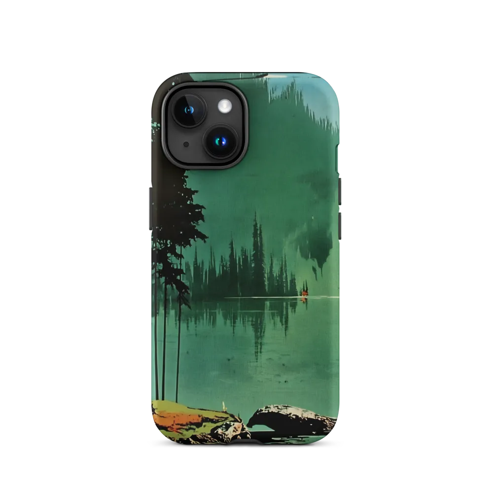 Serenity Reflected: A Tranquil Lake Scene