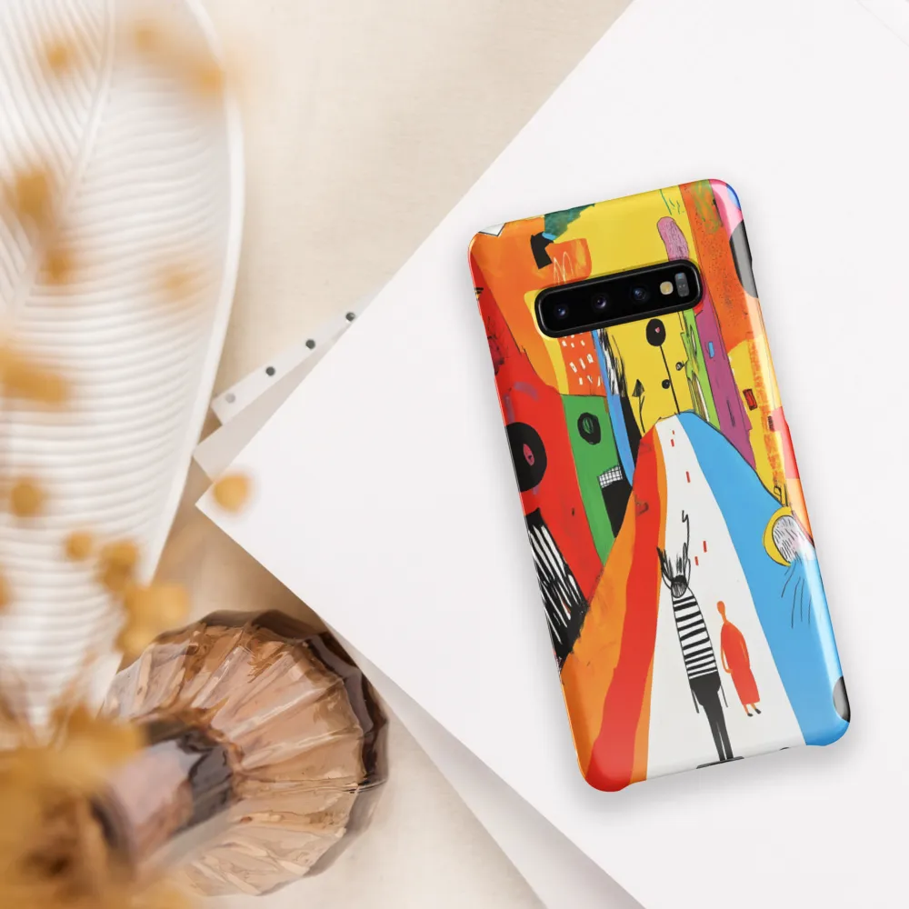 Vibrant Urban Journey | Phone Case |  S10 Plus | Snap Case | Glossy