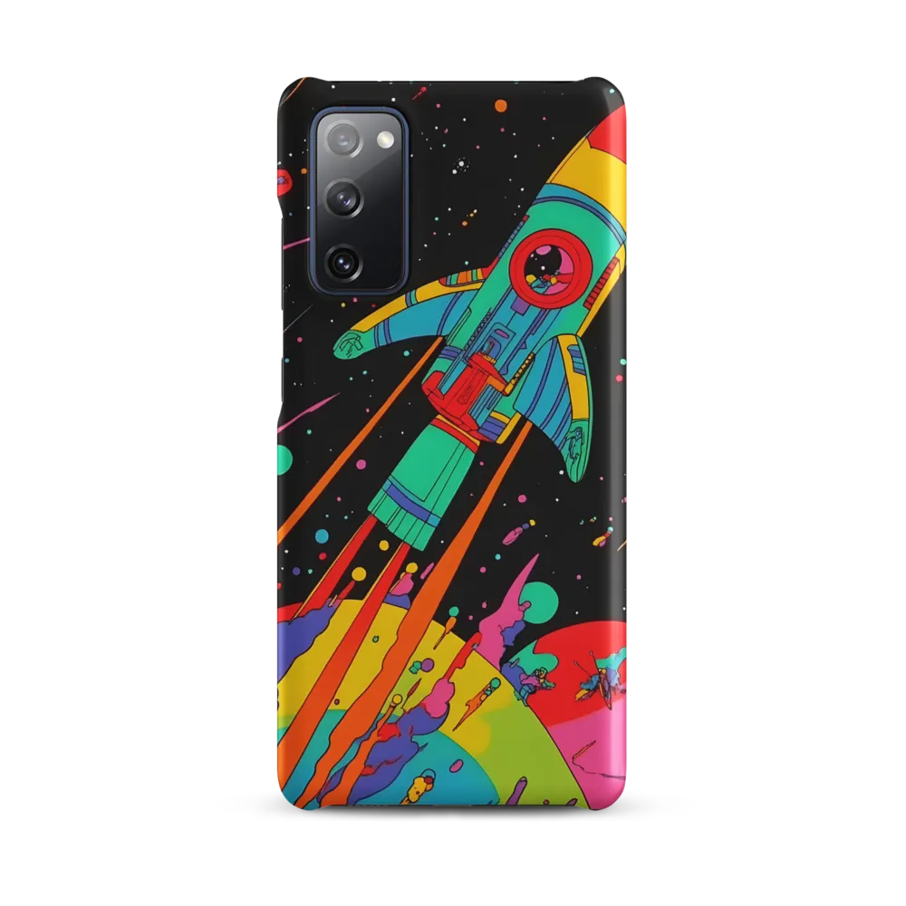 Cosmic Voyage: The Neon Lift-Off