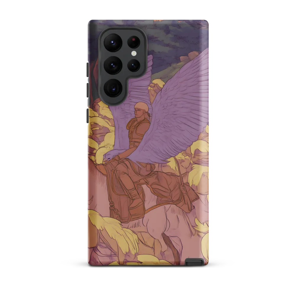 The Winged Guardian | Phone Case |  S22 Ultra | Tough Case | Matte