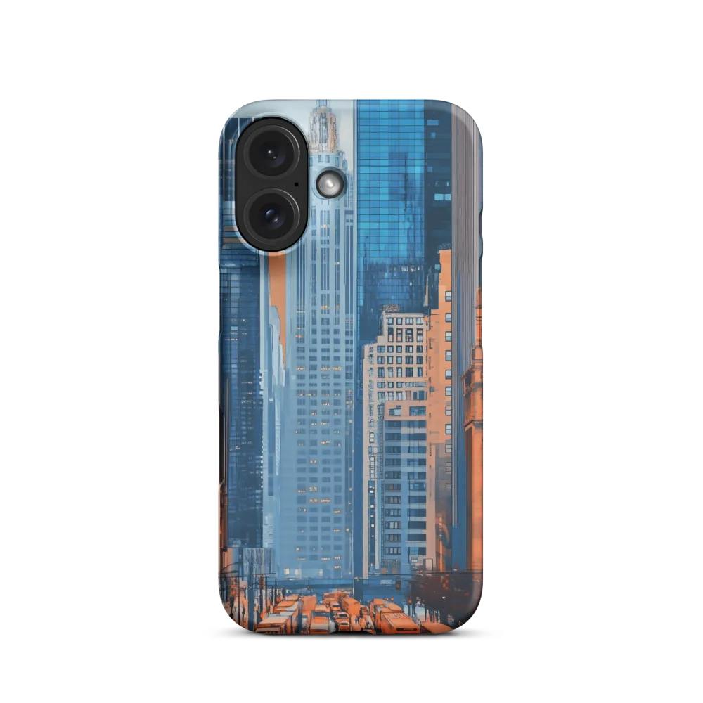 Urban Symphony in Blue and Orange