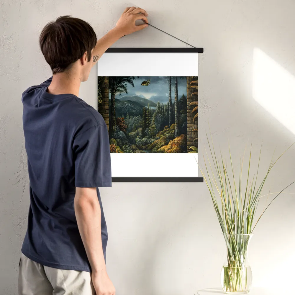 Whispers of the Enchanted Forest | Poster With Black Wood Hanger | 18″×24″
