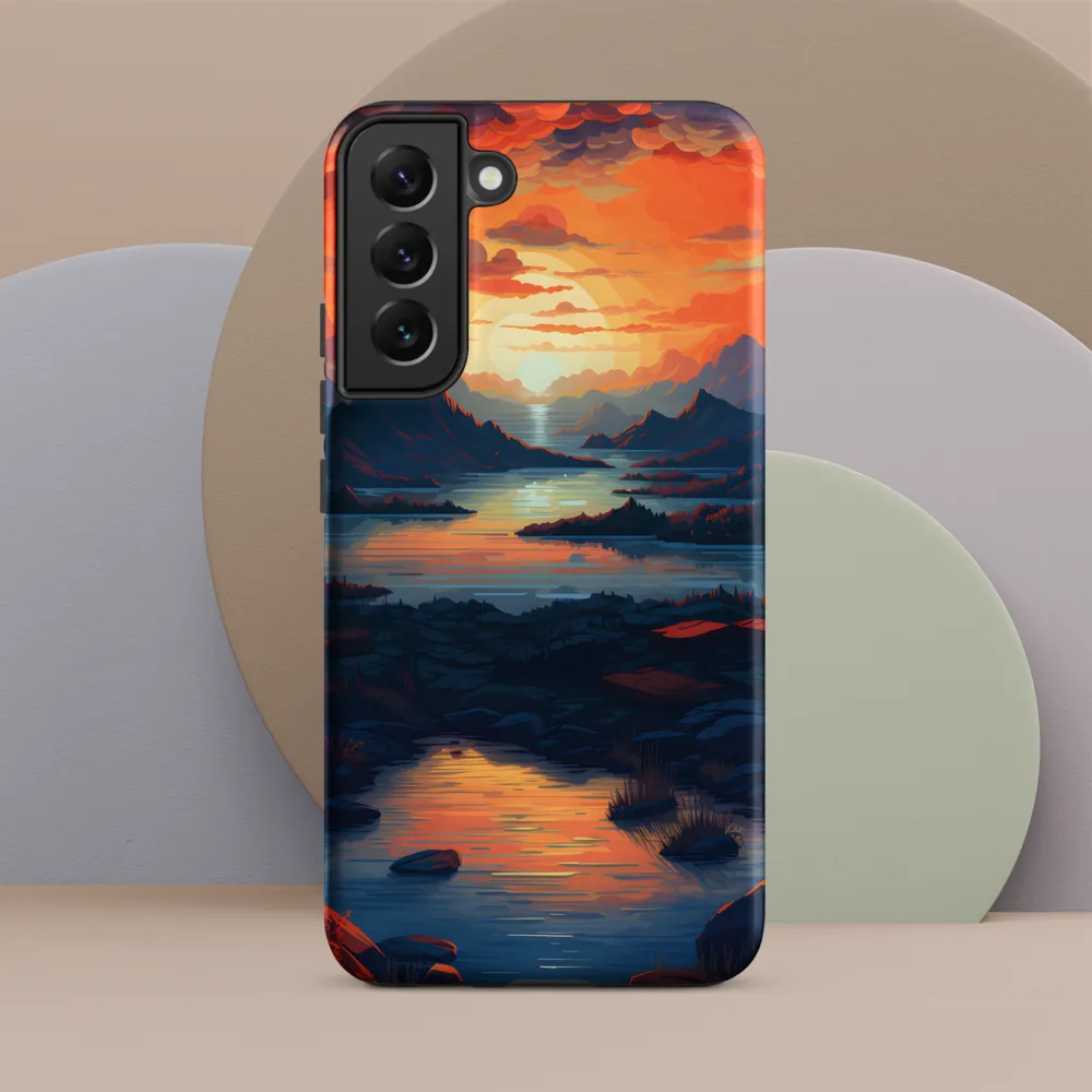 Ethereal Evening: A Digital Dusk