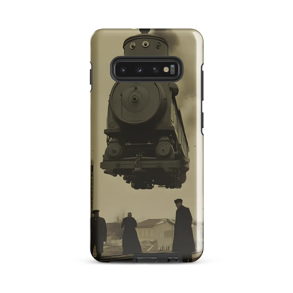 Suspended Reality: The Hovering Locomotive | Phone Case |  S10 Plus | Tough Case | Glossy