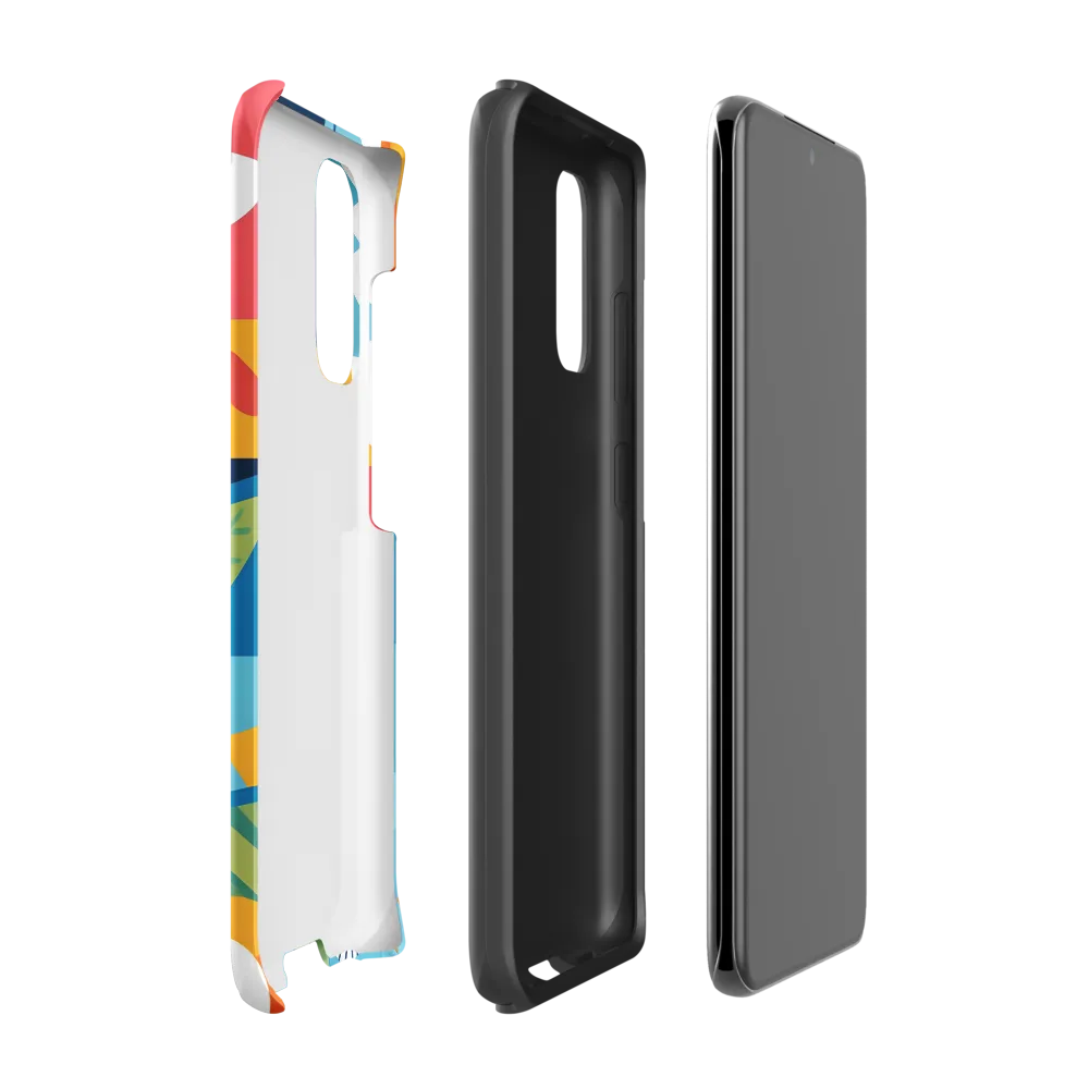 Vibrant Geometric Visage