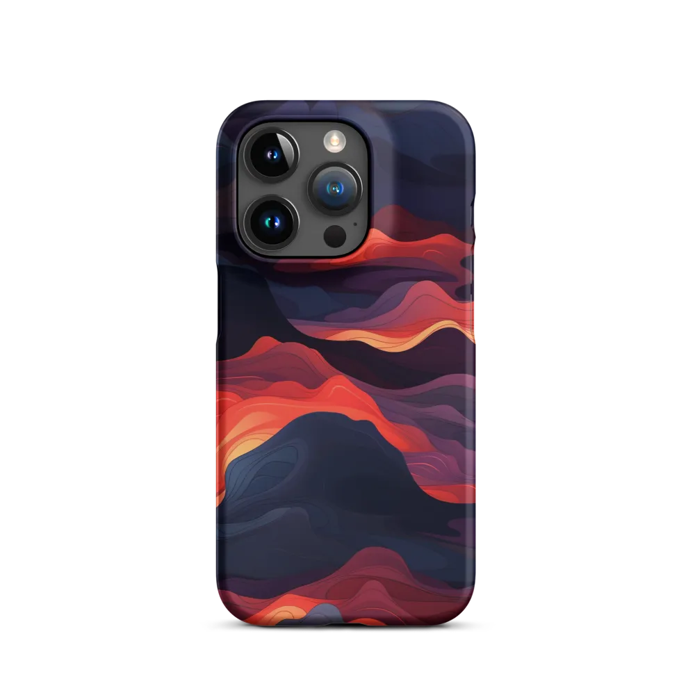 Ethereal Waves of Color | Phone Case |  15 Pro | Snap Case | Matte