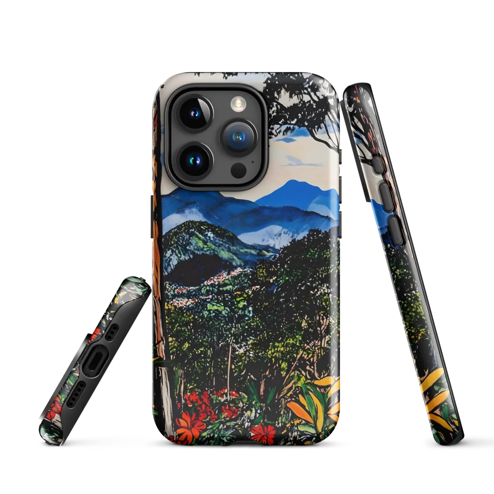 Framed Valley: Blue Ridges and Tropical Understory