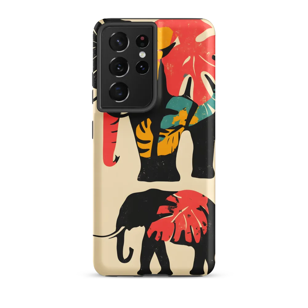 Tropical Elegance: The Elephant's Dance