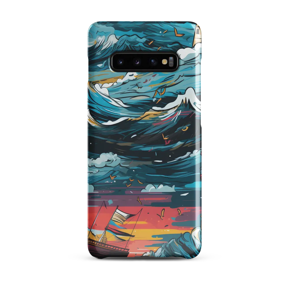 Turbulent Seas: A Lighthouse Adventure | Phone Case |  S10 Plus | Snap Case | Glossy