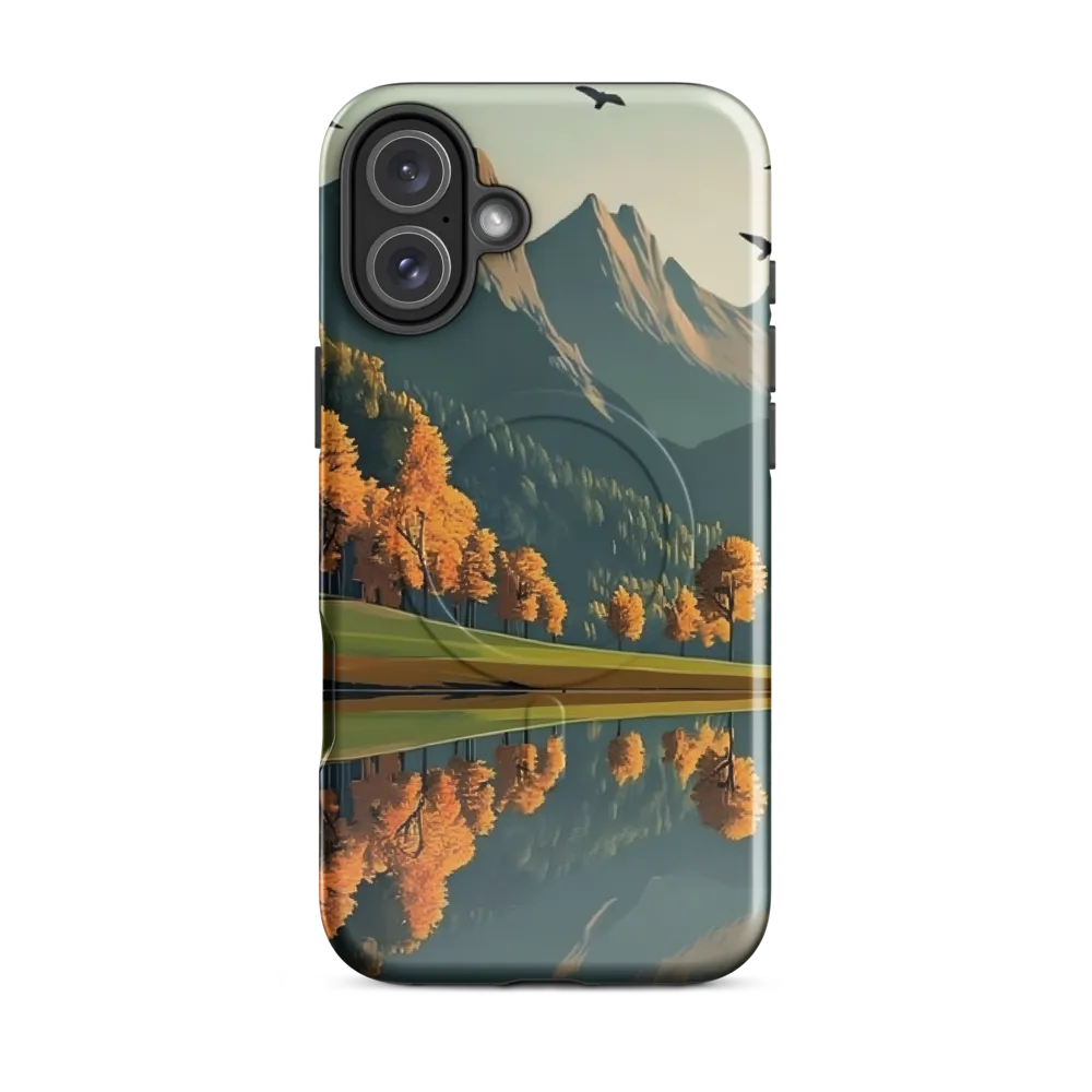 Reflections of Autumn | Phone Case |  16 Plus | MagSafe® Tough Case | Glossy