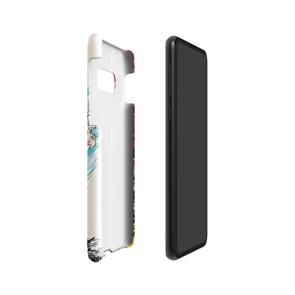 Floral Symphony in Bold Colors | Phone Case |  S10e | Snap Case | Glossy