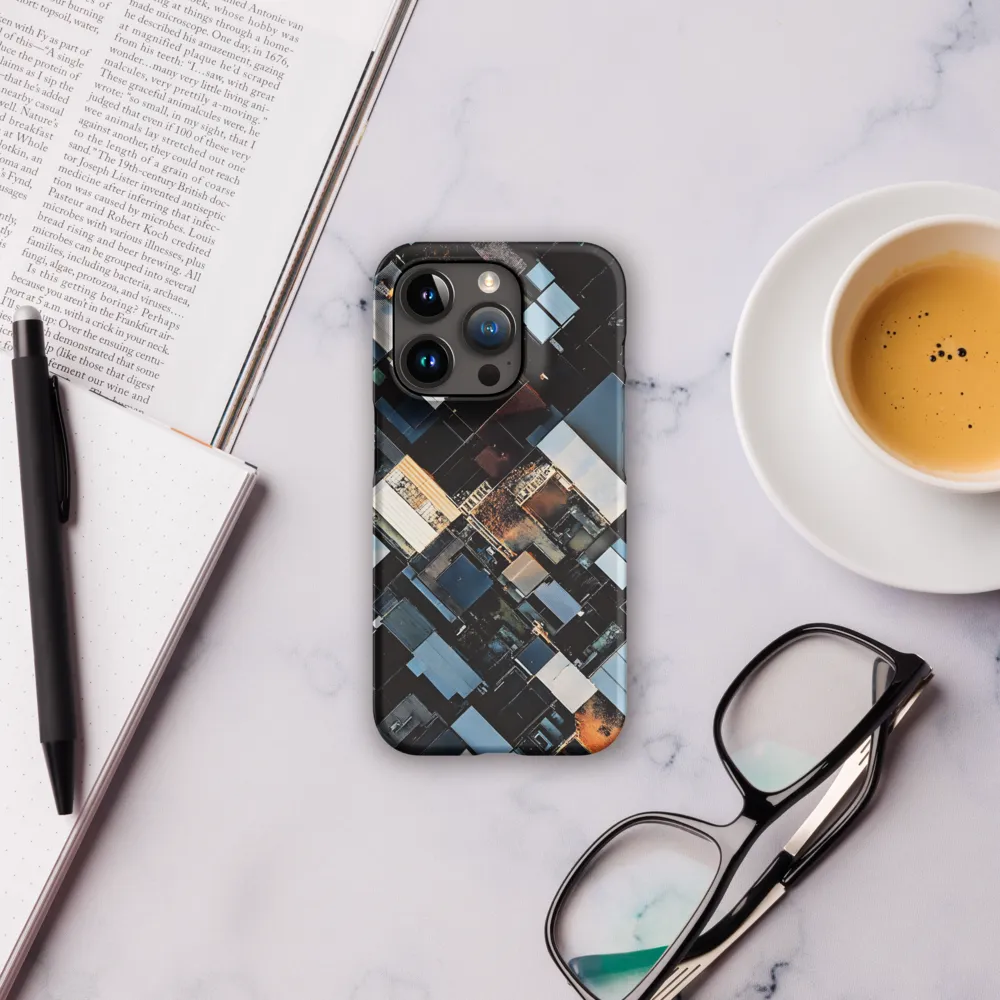 Urban Mosaic from Above | Phone Case |  15 Pro | Snap Case | Matte