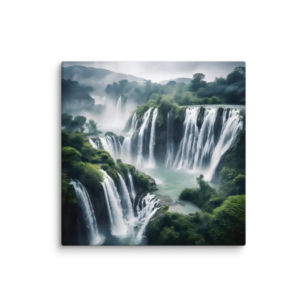 Whispers of the Cascades | Canvas | 30″×30″
