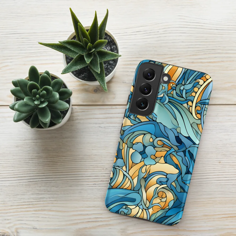 Dancing Waves of the Ocean | Phone Case |  S22 | Tough Case | Matte