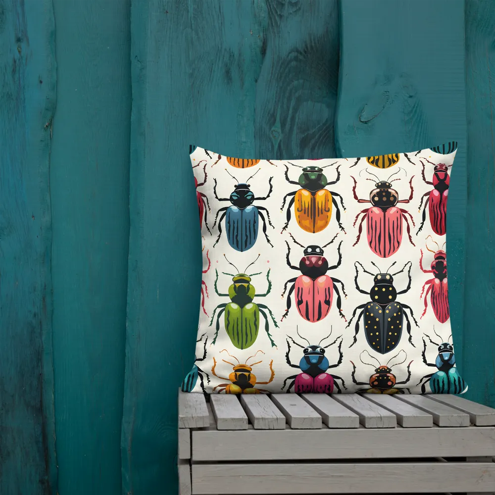 Beetle Serenade | Pillow | 22″×22″