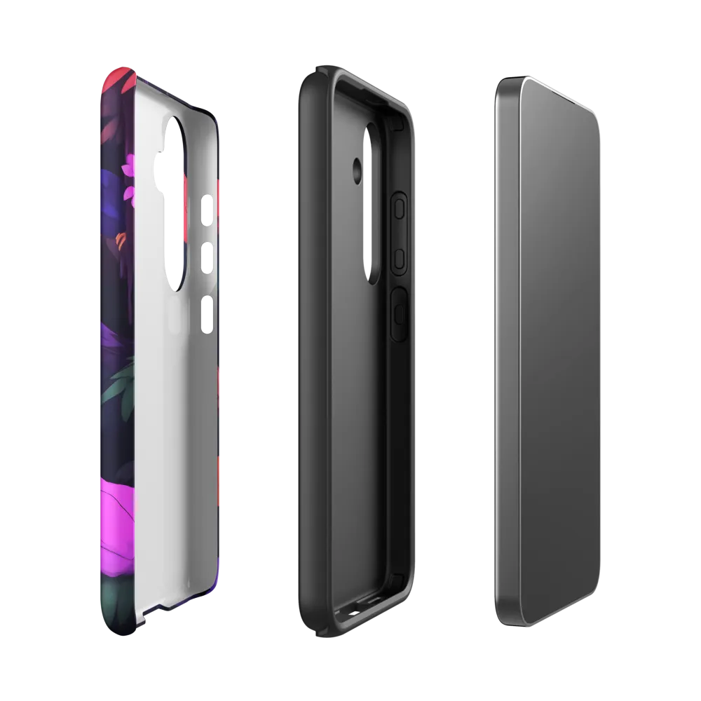 Tropical Parrot Playground | Phone Case |  S24 | Tough Case | Matte