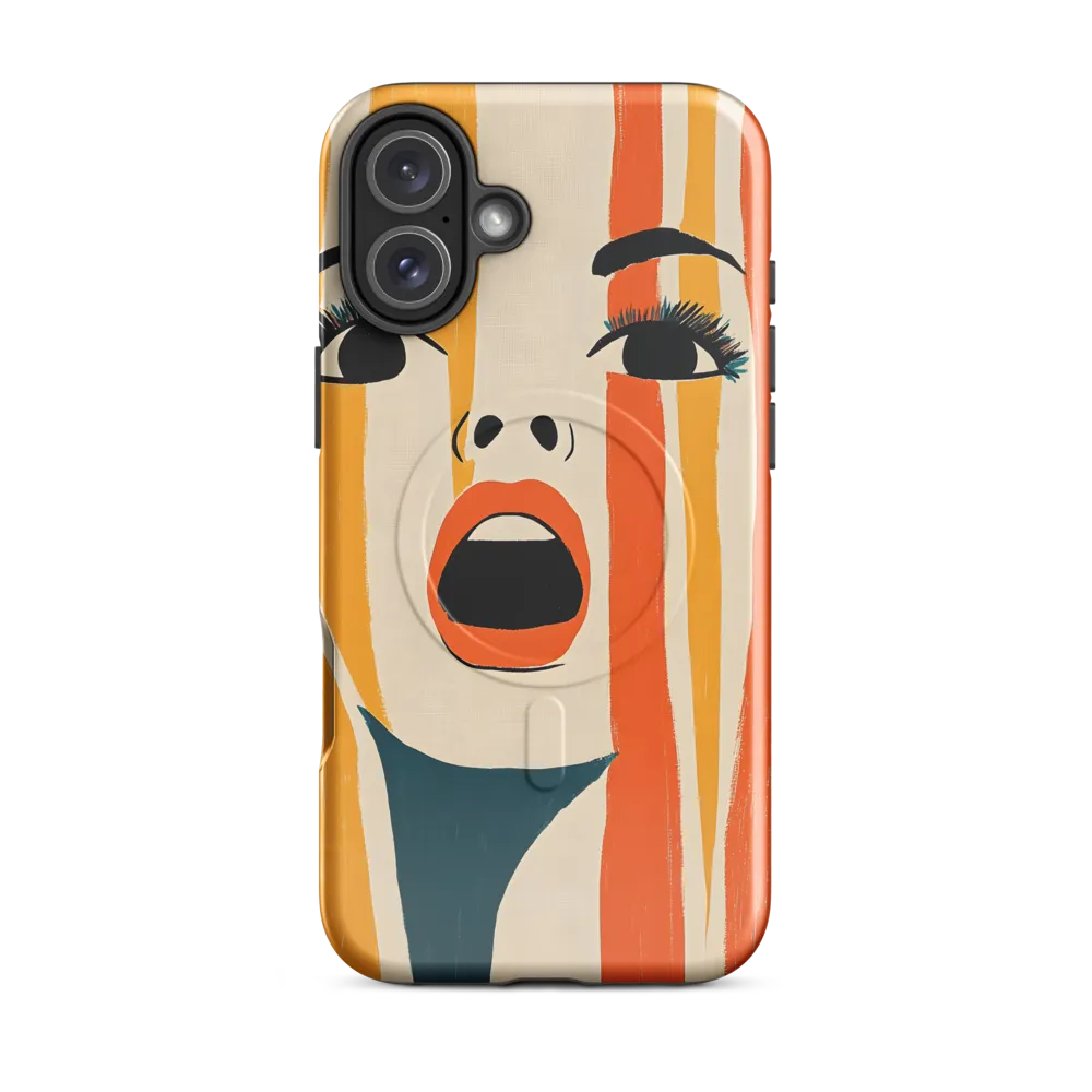 Vivid Expression | Phone Case |  16 Plus | MagSafe® Tough Case | Glossy