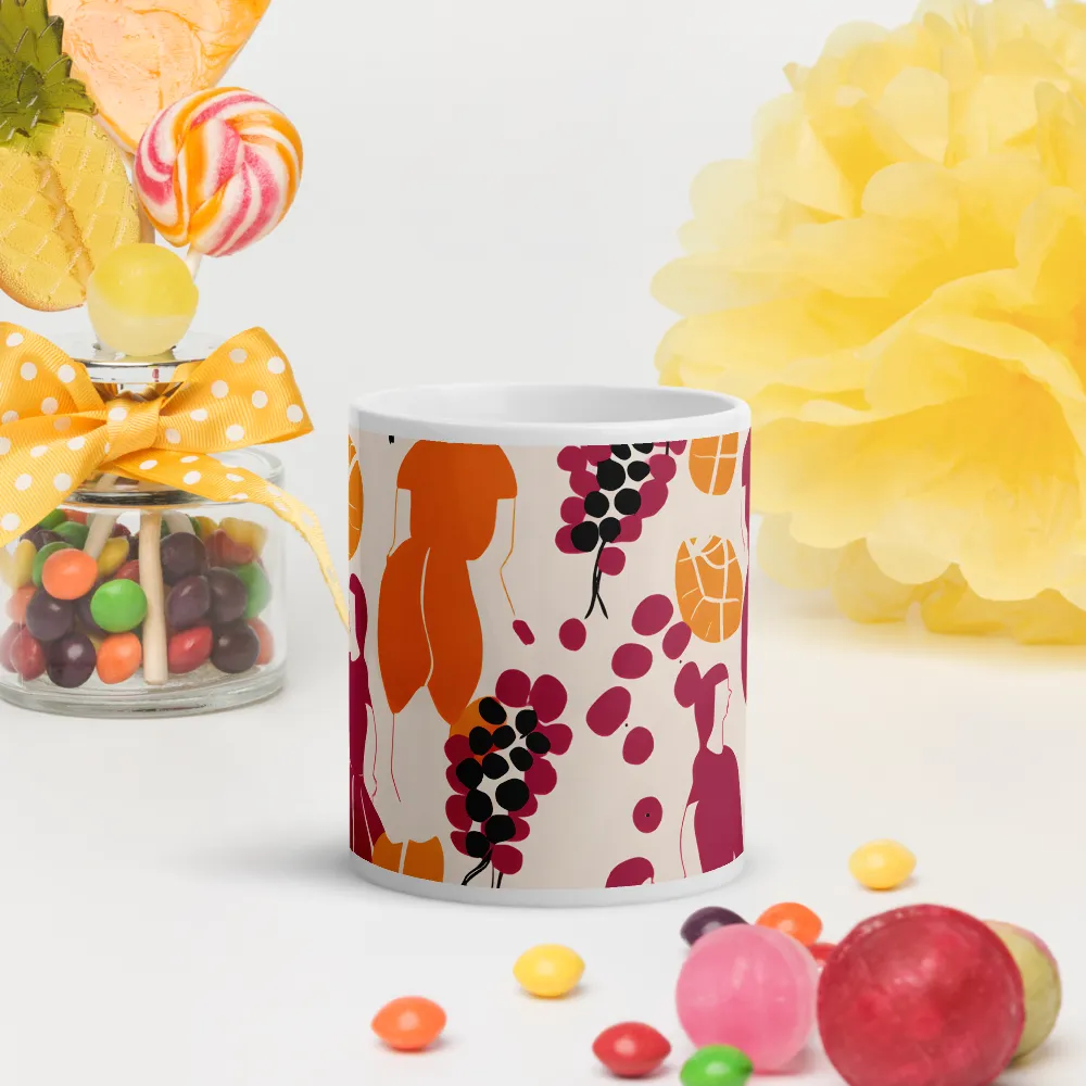 Fashion and Flora: An Abstract Dance | Mugs | Multiple Sizes & Colors