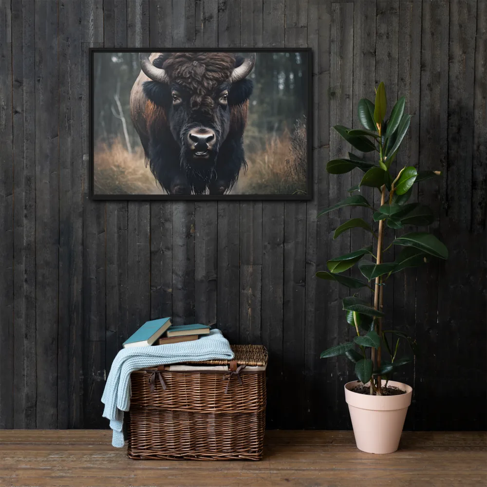 Majesty in the Wilderness | Canvas with Black Frame | 24″×36″