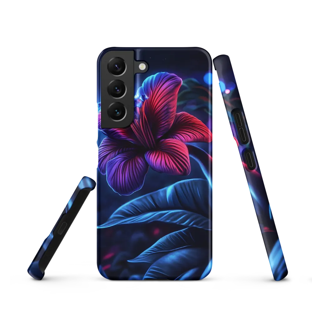 Illuminated Serenity: The Surreal Blossom